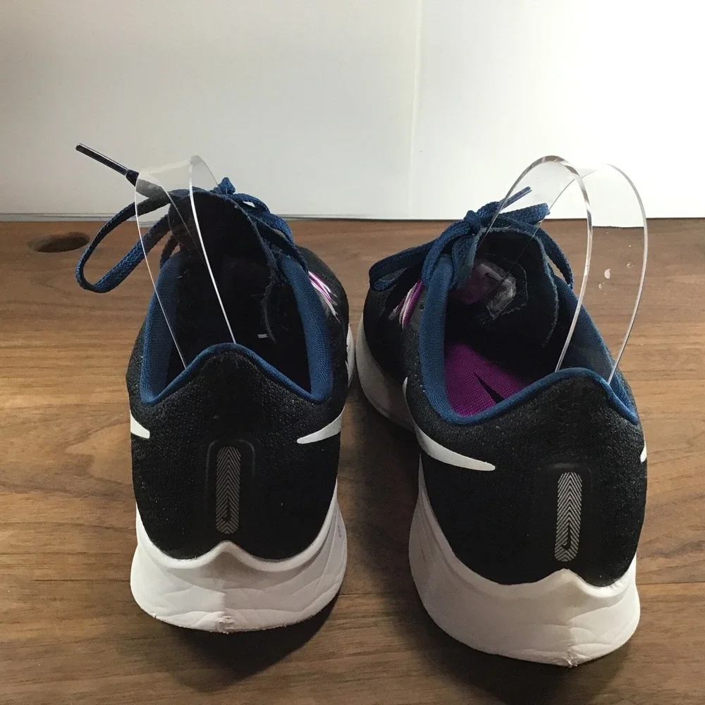 Nike Womens Air Zoom Pegasus 36 Shoes AQ2210-012 | Black/Purple/Blue | Size 8.5